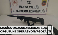 Manisa’da jandarmadan suç örgütüne operasyon: 7 gözaltı