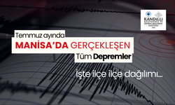 Temmuz'da Manisa'da Gerçekleşen Depremler | 32 depremin 16'sı Soma, 4'ü Salihli'de... İşte diğer ilçeler...