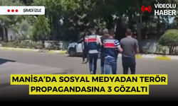 Manisa’da sosyal medyadan terör propagandasına 3 gözaltı