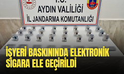 İşyeri baskınında elektronik sigara ele geçirildi