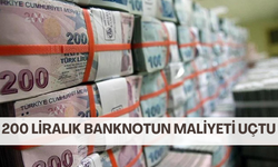 200 liralık banknotun maliyeti uçtu