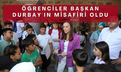 Öğrenciler Başkan Durbay'ın misafiri oldu