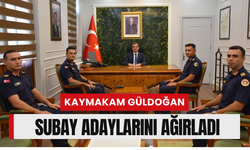 Salihli Kaymakamı Güldoğan, subay adaylarını ağırladı