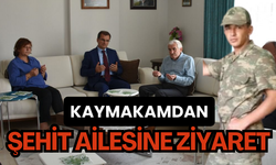 Salihli Kaymakamı Güldoğan, Şehit Anıl Eruluç’u unutmadı