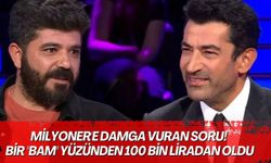 Milyoner'e damga vuran soru! Bir ''Bam'' yüzünden 100 bin liradan oldu