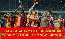 Galatasaray deplasmandaki yenilmezliğini 15 maça çıkardı