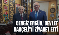 Cengiz Ergün, Devlet Bahçeli'yi ziyaret etti