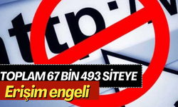 Toplam 67 Bin 493 siteye erişim engeli