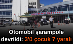 Kontrolden çıkan otomobil şarampole devrildi: 3'ü çocuk 7 yaralı