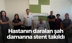 Manisa Şehir Hastanesi’nde ilk kez hastanın daralan şah damarına stent takıldı