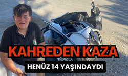 Salihli’de motosiklet kazası can aldı: Henüz 14 yaşındaydı