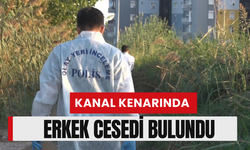 Kanal kenarında erkek cesedi bulundu