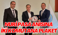 Nuri Paşa anısına Turgutlu'da iki komutana plaket