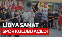 Salihli’de başarılara imza atan Lidya Sanat Spor Kulübü yeni yerinde açıldı