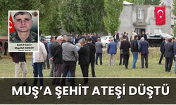 Muş’a Şehit ateşi düştü