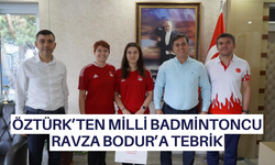 Öztürk’ten Manisalı Milli Badmintoncu Ravza Bodur’a tebrik