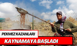 Pekmez kazanları kaynamaya başladı