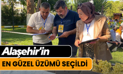 Alaşehir'in en güzel üzümü seçildi