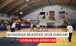 Şehzadeler Belediyesi spor kursları yoğun ilgi görüyor