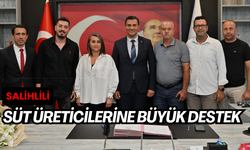 Salihli'de süt üreticilerine büyük destek