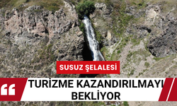 75 metre yükseklikten su düşüşüne sahip şelale göz kamaştırıyor