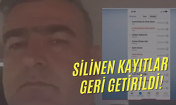 Son Dakika... Tüm kayıtları silmişti, sildiği bilgiler geri getirildi! İşte ayrıntılar...