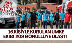 Manisa’da 16 kişiyle kurulan UMKE ekibi bugün 209 gönüllüye ulaştı