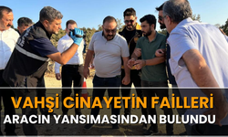 Vahşi cinayetin failleri aracın yansımasından bulundu