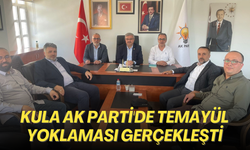 Kula AK Parti'de temayül yoklaması gerçekleşti