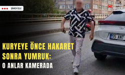 Kuryeye önce hakaret sonra yumruk: O anlar kamerada