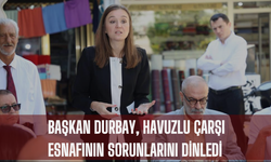 Başkan Durbay, havuzlu çarşı esnafıyla buluştu