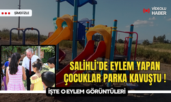 Başkan Nurlu, eylem yapan çocukları ziyaret edip söz vermişti ! Çocuklar parklarına kavuştu !