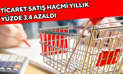 Ticaret satış hacmi, Temmuz ayında bir önceki yılın aynı ayına göre yüzde 3,4 azaldı