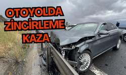 Otoyolda zincirleme kaza: 3 yaralı