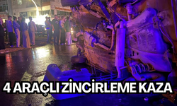 4 aracın karıştığı zincirleme kazada 3 kişi yaralandı