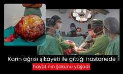 Karın ağrısı şikayeti ile gittiği hastanede hayatının şokunu yaşadı