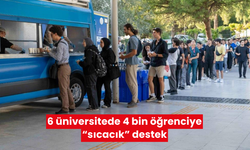 6 üniversitede 4 bin öğrenciye “sıcacık” destek