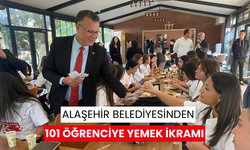 Alaşehir Belediyesinden 101 öğrenciye yemek ikramı