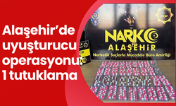 Alaşehir’de uyuşturucu operasyonu: 1 tutuklama