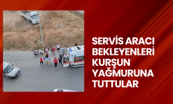 Pompalı tüfekle servis bekleyenlere saldırı: 3 şüpheli yakalandı