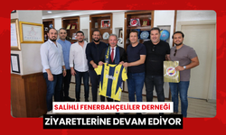 Salihli Fenerbahçeliler Derneği ziyaretlerine devam ediyor