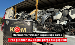 Manisa Emniyetinden kaçakçılığa darbe: Tırda gizlenen 152 kaçak parça ele geçirildi