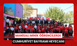 Manisalı minik öğrencilerde Cumhuriyet Bayramı heyecanı