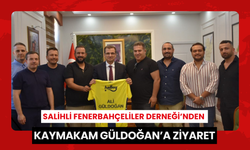 Salihli Fenerbahçeliler Derneği’nden Kaymakam Güldoğan’a ziyaret