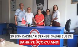 29 Ekim Kadınları Derneği Salihli Şubesi, Bahriye Üçok’u andı