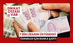 7 bin liranın üstündeki ödemeler için banka şartı |Resmi Gazete’de yayımlandı