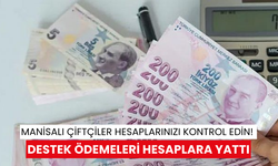 Manisalı çiftçiler hesaplarınızı kontrol edin! Destek ödemeleri hesaplara yattı