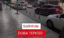 Salihli’de duba tepkisi!