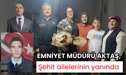 Emniyet Müdürü Aktaş’tan, Salihli’de Şehit Ömer Kılıç’ın ailesine ziyaret