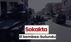 Adana'da sokakta el bombası bulundu